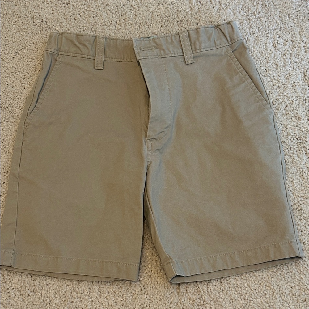Class Club Boy’s Khaki Flat Front Shorts